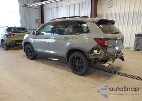 2024 Honda Passport Awd Black from USA, damaged, VIN 5FNYF8H88RB021820